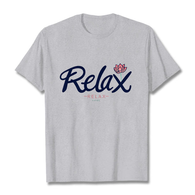 Buddha Stones RELAX Lotus Tee T-shirt