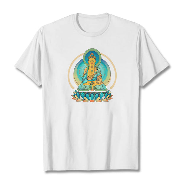 Buddha Stones Lotus Buddha Tee T-shirt