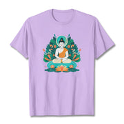 Buddha Stones Flower Grass Lotus Bodhisattva Tee T-shirt