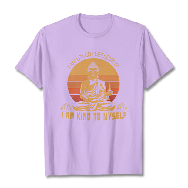 Buddha Stones I Am Loved Tee T-shirt T-Shirts BS Plum 2XL