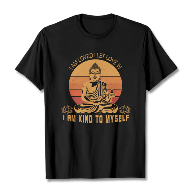 Buddha Stones I Am Loved Tee T-shirt T-Shirts BS Black 2XL