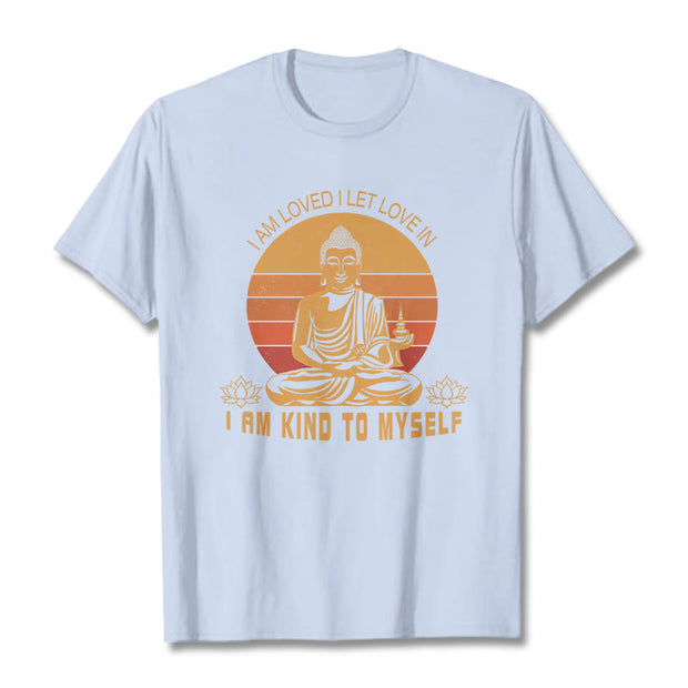 Buddha Stones I Am Loved Tee T-shirt T-Shirts BS LightCyan 2XL