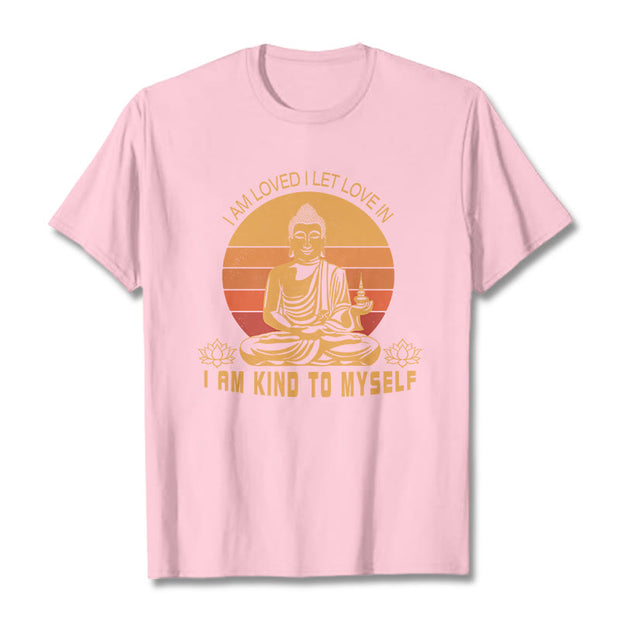 Buddha Stones I Am Loved Tee T-shirt T-Shirts BS LightPink 2XL