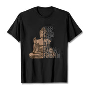 Buddha Stones KEEP CALM AND LET KARMA FINISH IT Tee T-shirt