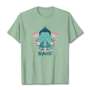 Buddha Stones NAMASTE Buddha Lotus Meditation Tee T-shirt