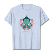 Buddha Stones NAMASTE Buddha Lotus Meditation Tee T-shirt