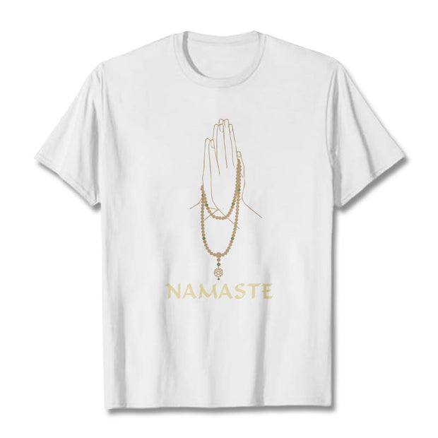 Buddha Stones NAMASTE Tee T-shirt