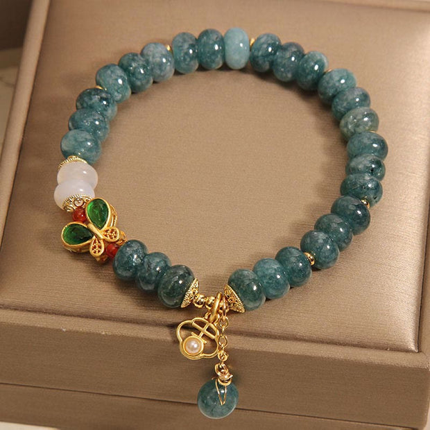 FREE Today: Wisdom And Clarity Jade White Agate Butterfly Abacus Beads Bracelet FREE FREE 3