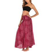 Buddha Stones Two Style Wear Boho Compass Rose Flower Skirt Dress