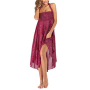 Buddha Stones Two Style Wear Boho Compass Rose Flower Skirt Dress - image 29