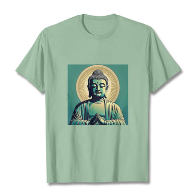 Buddha Stones Aura Green Buddha Tee T-shirt