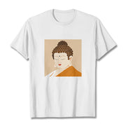 Buddha Stones Close Eyes And Relax Buddha Tee T-shirt