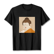 Buddha Stones Close Eyes And Relax Buddha Tee T-shirt