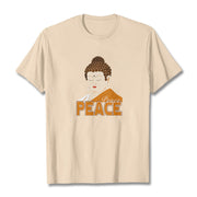 Buddha Stones Close Eyes Peace Buddha Tee T-shirt