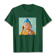 Buddha Stones Funny Cartoon Buddha Tee T-shirt