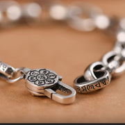 Buddha Stones 925 Sterling Silver Six True Words Wisdom Calm Bracelet (Extra 30% Off | USE CODE: FS30) - image 10
