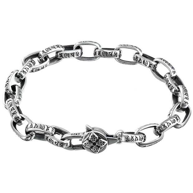 Buddha Stones 925 Sterling Silver Six True Words Wisdom Calm Bracelet (Extra 30% Off | USE CODE: FS30) - image 11