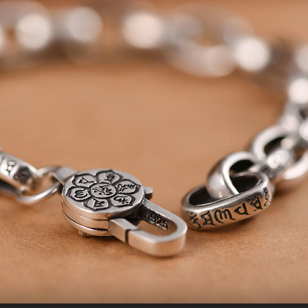 Buddha Stones 925 Sterling Silver Six True Words Wisdom Calm Bracelet (Extra 30% Off | USE CODE: FS30) - image 10