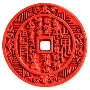 FREE Today: Protect Safety Natural Cinnabar Mountain Ghosts Spend Money Bagua Necklace Pendant