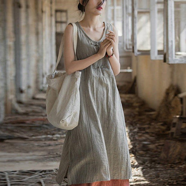 ramie linen dress 3/4 Sleeve Linen Tunic Dress,Ramie Linen Fitted Dress,Organic Linen Dress,Day Dress,Women Casual Long dress,Custom