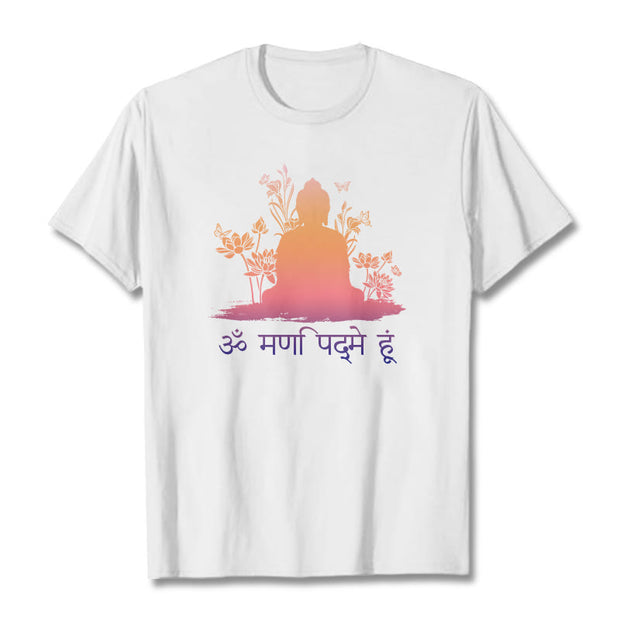 Buddha Stones Sanskrit OM NAMAH SHIVAYA Tee T-shirt