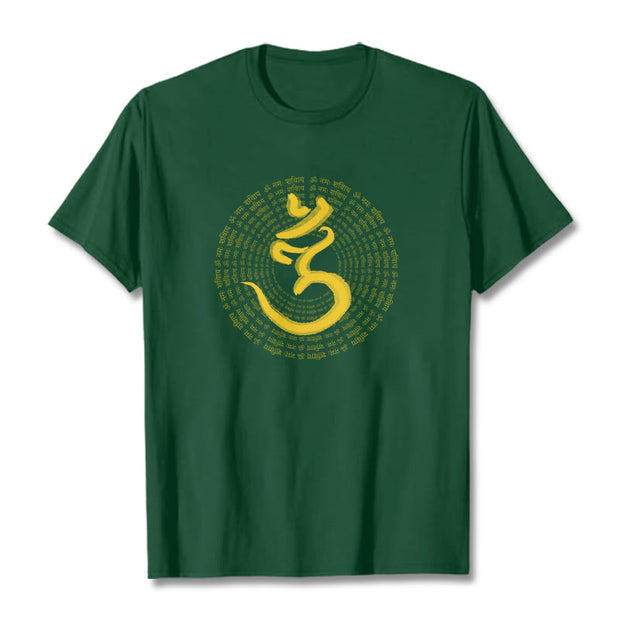 Buddha Stones 108 OM NAMAH SHIVAYA Mantra Sanskrit Tee T-shirt