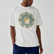 Buddha Stones Mandala Flower Buddha Tee T-shirt