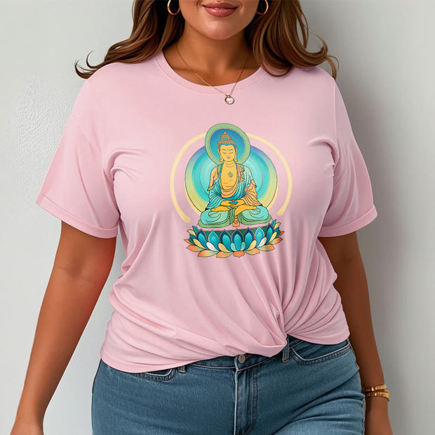 Buddha Stones Lotus Buddha Tee T-shirt