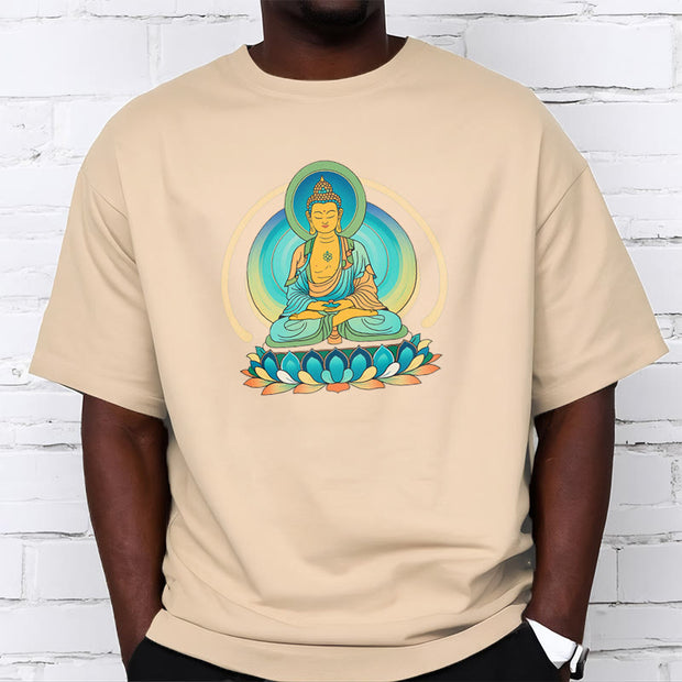 Buddha Stones Lotus Buddha Tee T-shirt