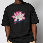 Buddha Stones BREATHE Lotus Flower Tee T-shirt