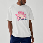 Buddha Stones BREATHE Lotus Flower Tee T-shirt