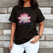 Buddha Stones BREATHE Lotus Flower Tee T-shirt