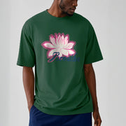 Buddha Stones BREATHE Lotus Flower Tee T-shirt