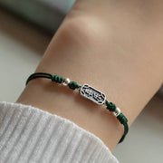 FREE Today: Peace And Joy Safe Well Handmade 925 Sterling Silver Braided Bracelet