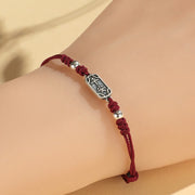 FREE Today: Peace And Joy Safe Well Handmade 925 Sterling Silver Braided Bracelet