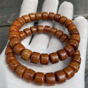 FREE Today: Balance Energy Tibetan Yak Bone Three-Eyed Dzi Bead Sheep Horn Red Agate Bracelet