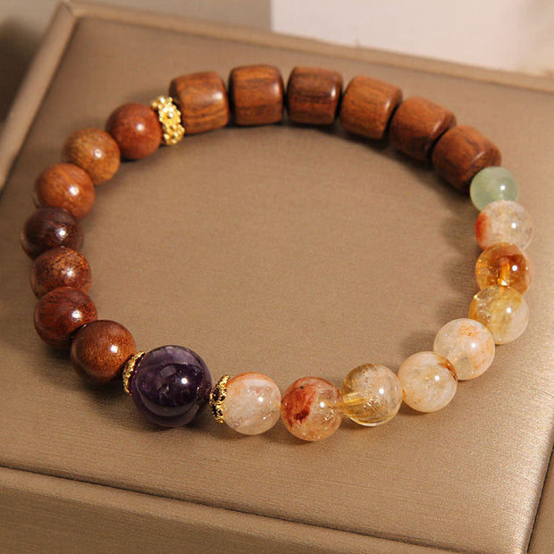 FREE Today: Healing Purification Sandalwood Rosewood Citrine Bracelet