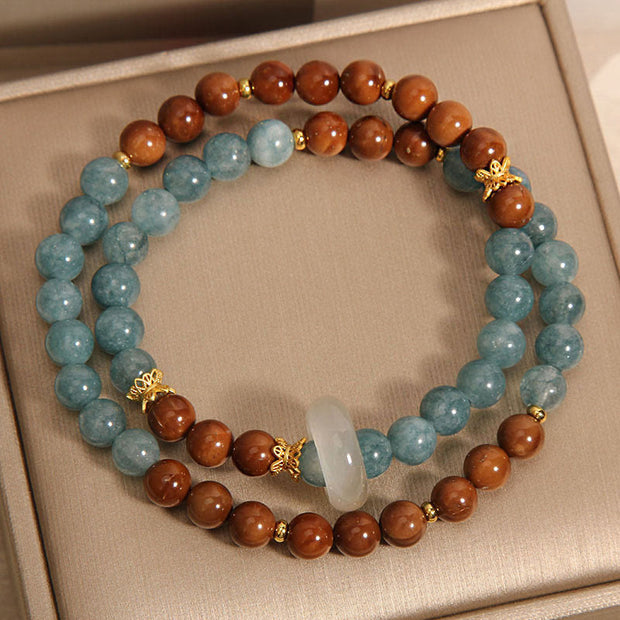 Buddha Stones Kuka Seed Jade Wealth Luck Bracelet Bracelet BS 7