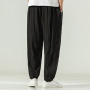Buddha Stones Cotton Men's Drawstring Harem Pants With Pockets - image 18