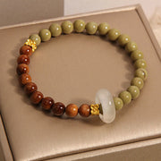 Buddha Stones Natural Alashan Agate Kuka Seed Encourage Bracelet Bracelet BS 3