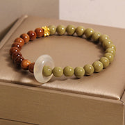 Buddha Stones Natural Alashan Agate Kuka Seed Encourage Bracelet Bracelet BS 1