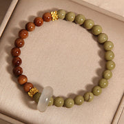 Buddha Stones Natural Alashan Agate Kuka Seed Encourage Bracelet Bracelet BS 8