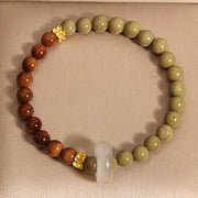 Buddha Stones Natural Alashan Agate Kuka Seed Encourage Bracelet Bracelet BS 2