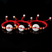 Buddha Stones Jade Luck Red String Bracelet