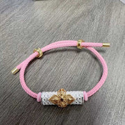 Buddha Stones Copper Luck Red String Bracelet