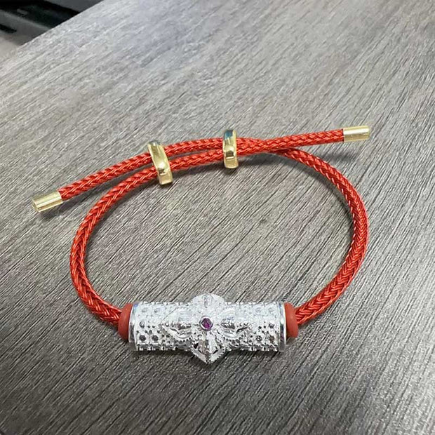 Buddha Stones Copper Luck Red String Bracelet