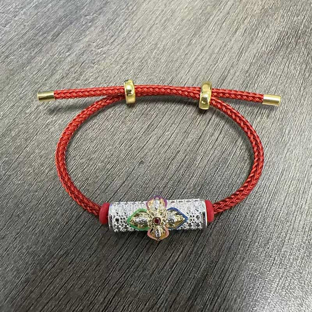 Buddha Stones Copper Luck Red String Bracelet