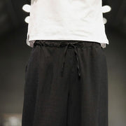 Buddha Stones Summer Solid Men's Cropped Pants With Pockets - image 32