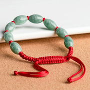 Buddha Stones Jade Luck Red String Bracelet