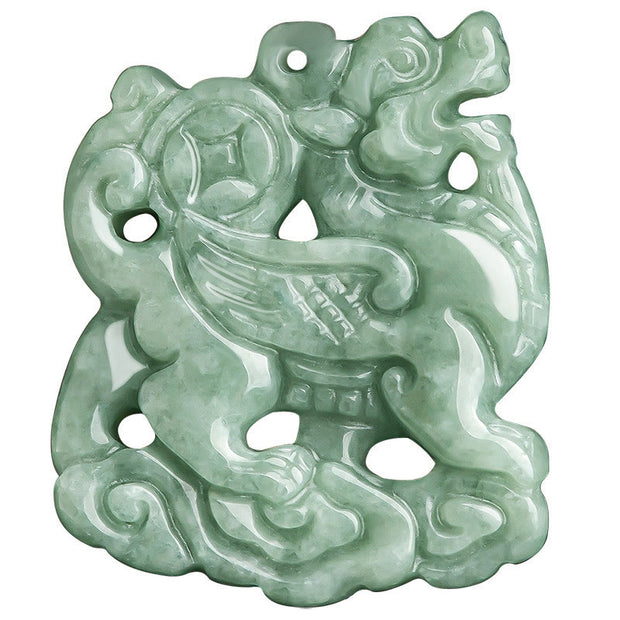 FREE Today: Bringing Wealth and Fortune Jade PiXiu String Necklace Pendant